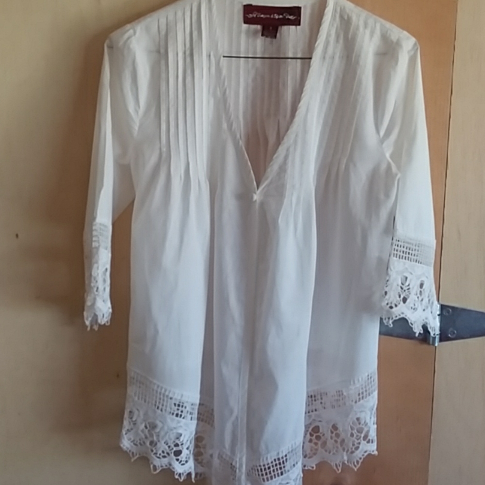 White shirt boho